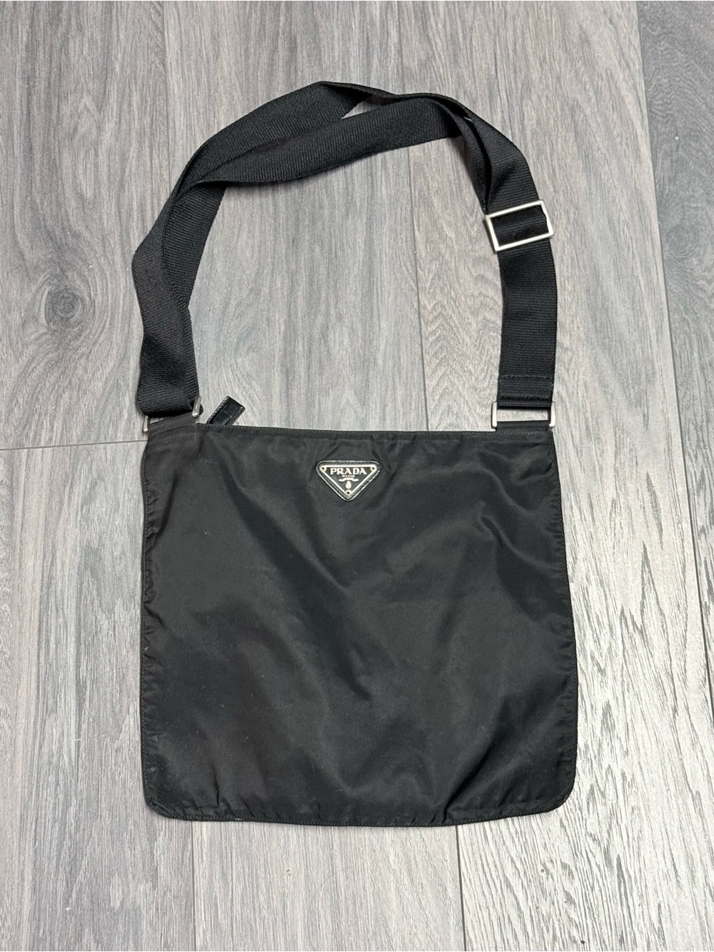 Prada Black Nylon Shoulder Bag